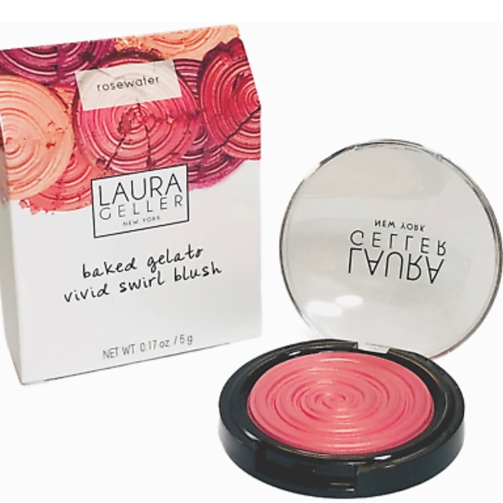 COPY - Laura Geller Baked Gelato VIVID Swirl Blush ROSEWATER 0.17oz
